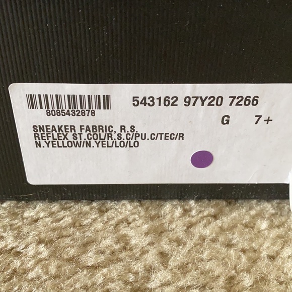 Gucci men’s Flasktrek sneakers neon yellow size 7+ - Picture 5 of 6